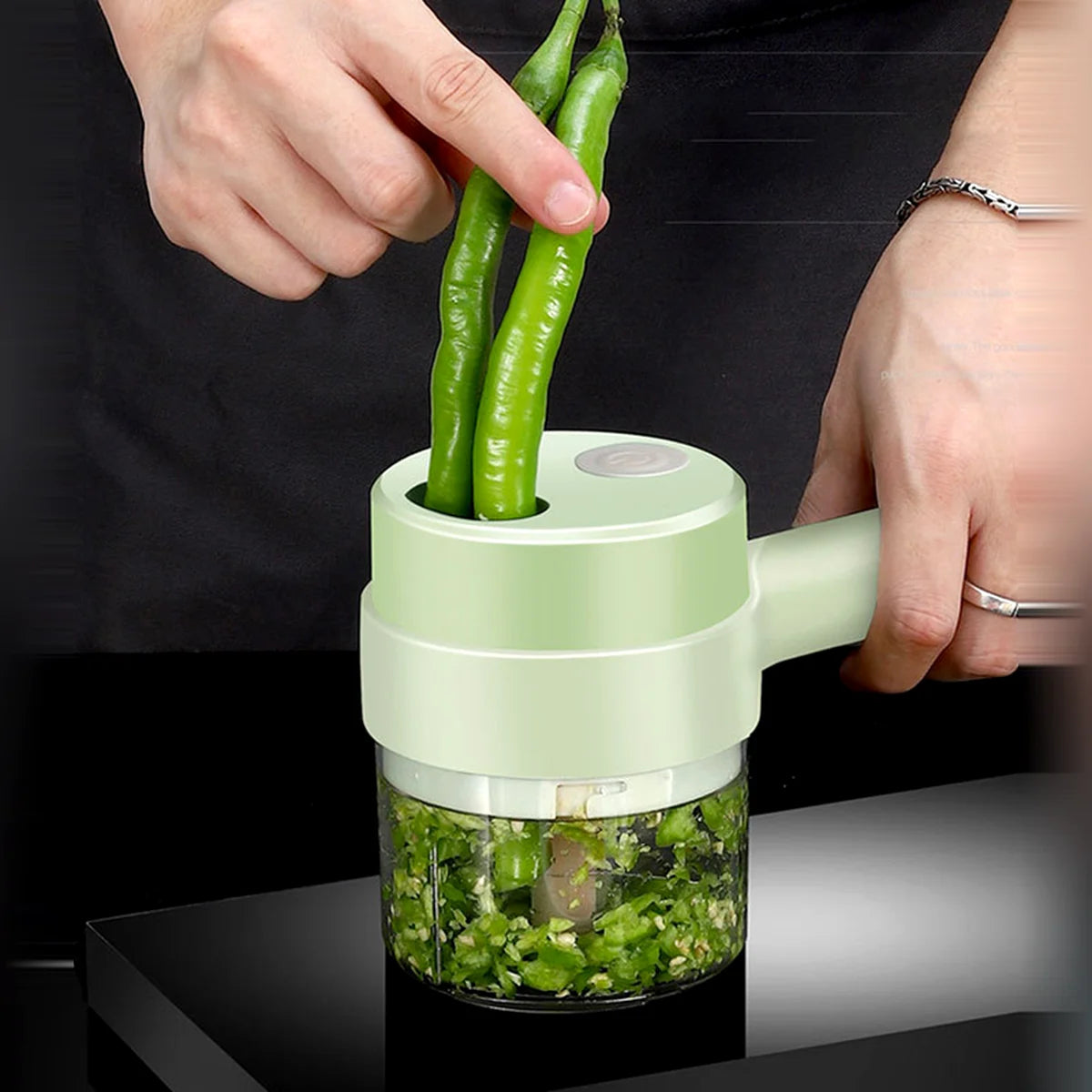 coupe legumes electrique piment